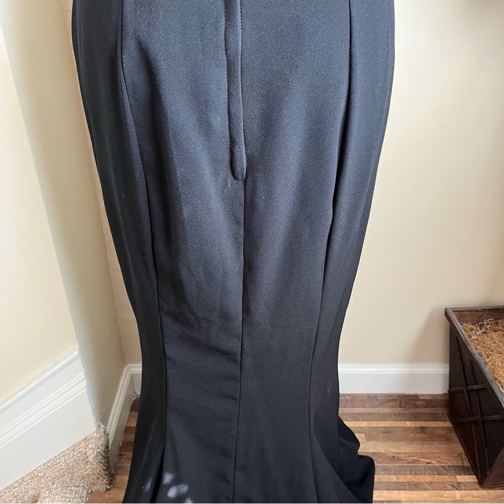 Sugarplum Vintage Rope Neck Sequin Bodice Mermaid Formal Gown Black Sz M - Picture 13 of 16